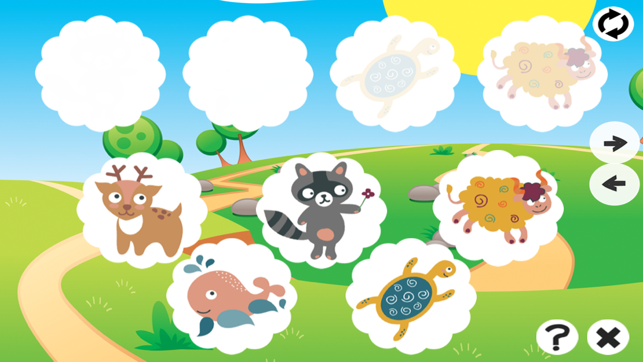 Animated Animal-Puppies Memo Kids & Baby Games For Toddlers!(圖3)-速報App