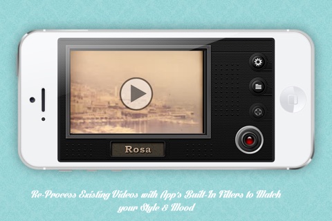 Classique Camera - Retro Vintage 8mm Photo & Video Filters Movie Effects Recorder screenshot 3
