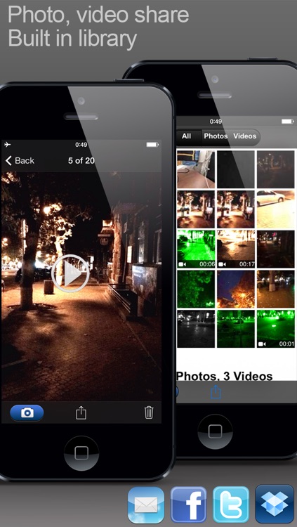 VIDEO HD+ (Video camera with saturation and light amplifier regulation mode) screenshot-4