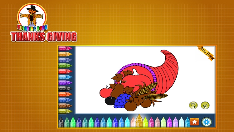 Coloring Book Thanks Giving screenshot-3