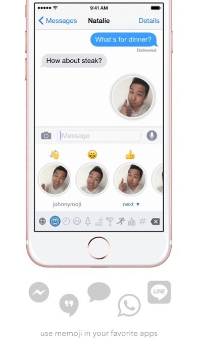 Memoji Keyboard - Animated Selfie Emojiのおすすめ画像2