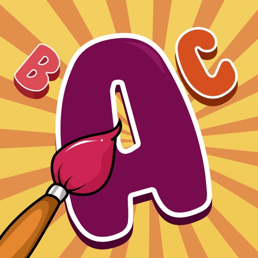 ABC Coloring book for toddlers: Learning to write and draw the letters of the alphabet with many pictures for school, preschool and kindergarten iOS App