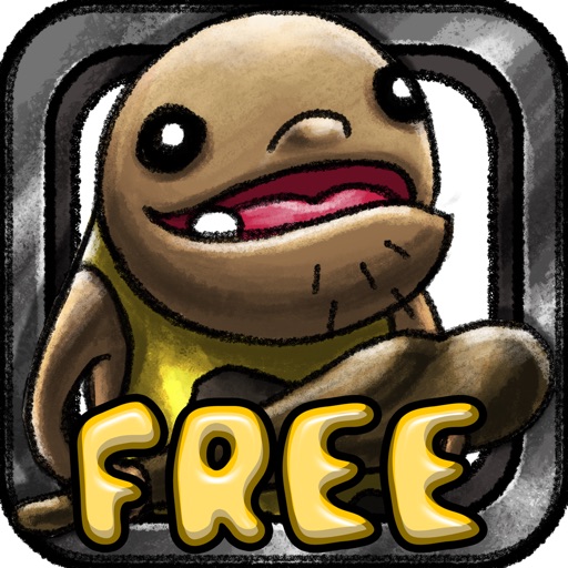Cartoon Caveman Runner: Stone Age Doodle Dinosaur HD, Free Game App For Kids iOS App