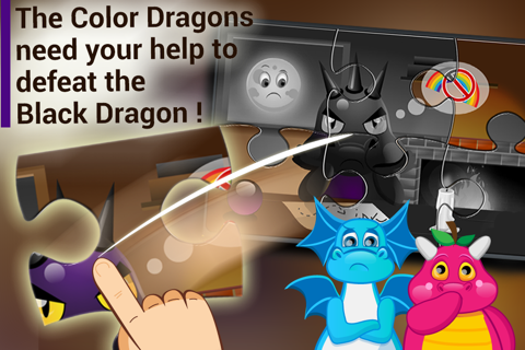 Candy Dragons - The Candyland Color Dragons Adventures - Free screenshot 3