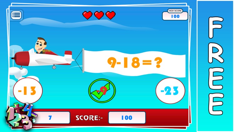 Sky Mathematics Game : Kids Game : Education screenshot-4