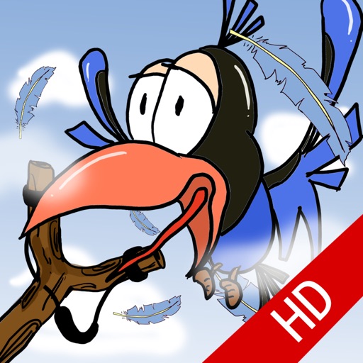 Birdie Wings 3 HD - a game use tiny bubble slingshot to shoot thief bird