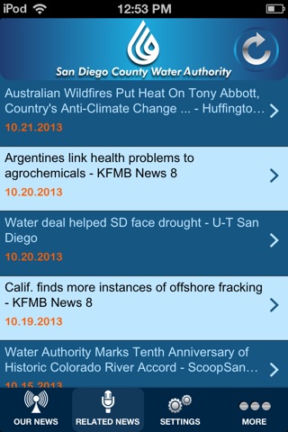 San Diego County Water Authority News screenshot 2