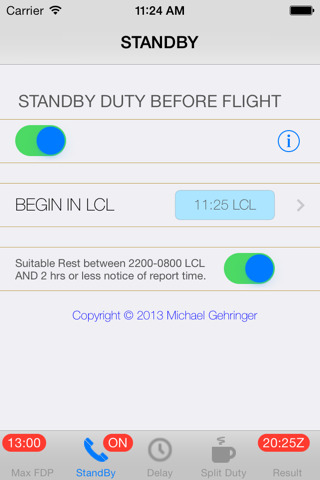 Max Flight Duty Period screenshot 3