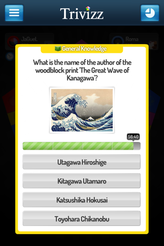 Trivizz - Trivial Quiz game for up to 6 players screenshot 3