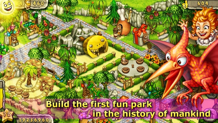 Prehistoric Park Builder - Amusement Theme Park Simulator In The Stone Age