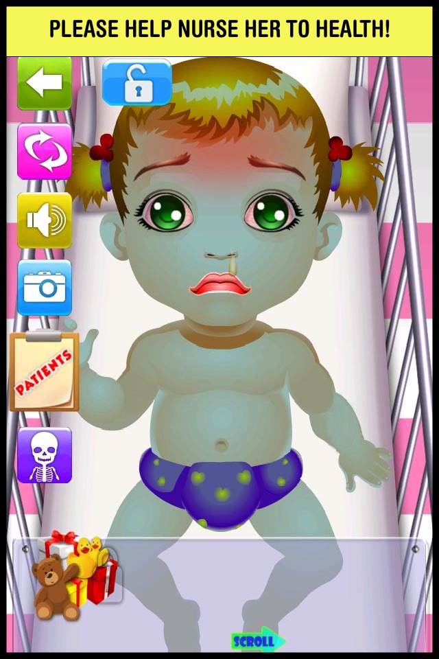 Baby Little Throat & Ear Doctor - play babies skin doctor's office games for kids screenshot 2