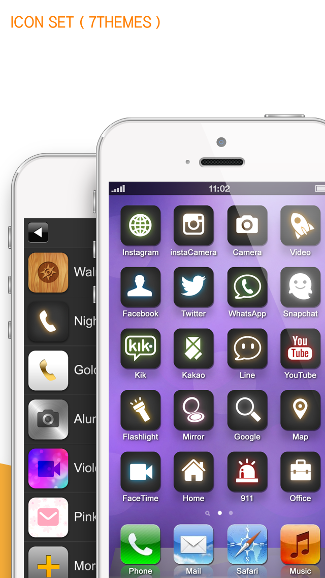 ワンタッチコール、メッセージ、URL、ホーム画面のショートカットアイコン ( iFavorite Pro : for Instagram, Snapshat, kakao and iOS7 )のおすすめ画像5