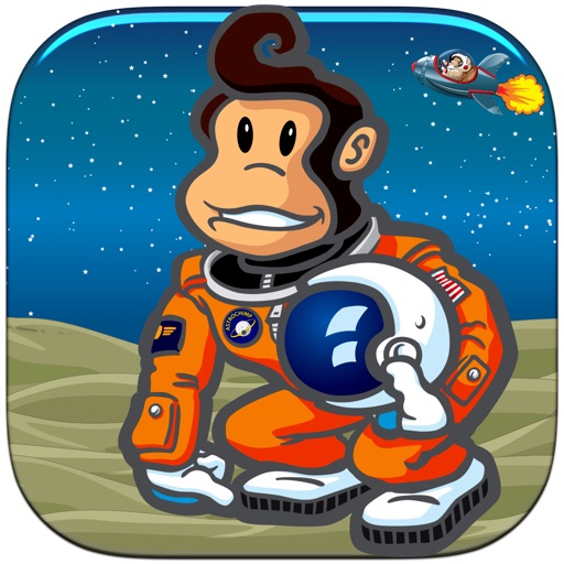 A King Space Monkey Adventure - Assault Kingdom Flight Shooter Game FREE icon