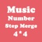 Number Merge 4X4 - Sliding Number Block And Playing With Piano Music