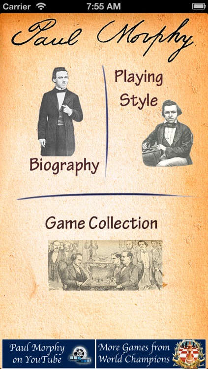 Chess Legends: Paul Morphy Poster