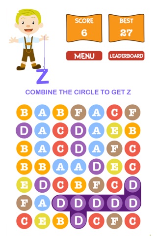 Pop the get Z - Letters Puzzle Adventure Mania screenshot 4