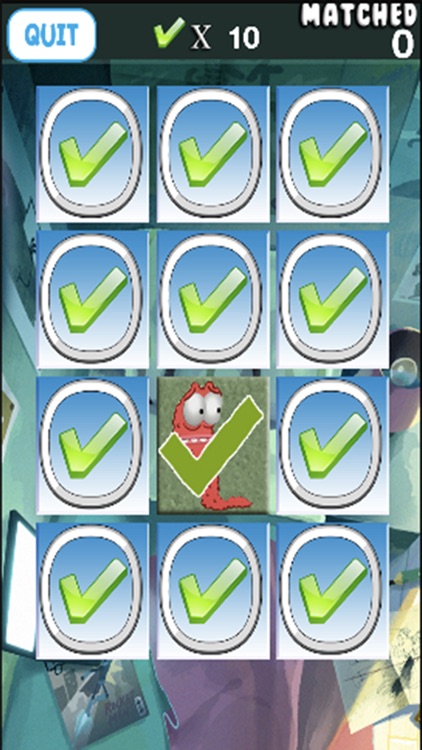 Matching Spacial Game for Pinky Malinky