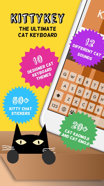 KittyKey - Cat Keyboard, Stickers, Sounds, Emoji & Kaomoji