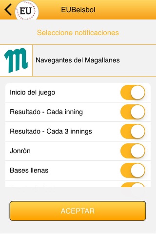 EUBeisbol ® screenshot 2