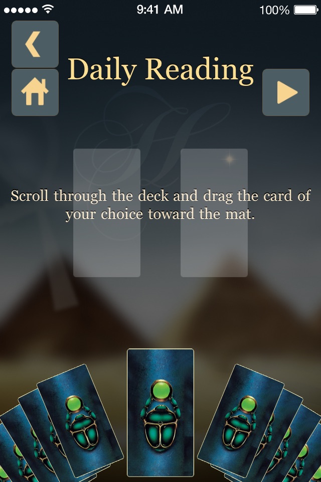 Egyptian Tarot screenshot 4