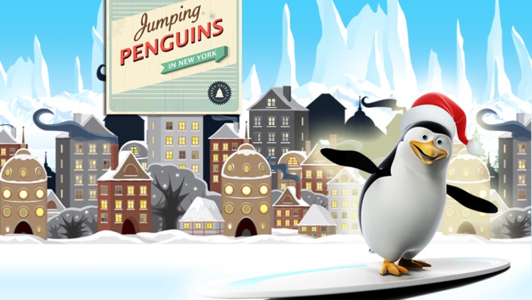 Flying Penguins in New York Free - The crazy birds sliding on the town - Free Version