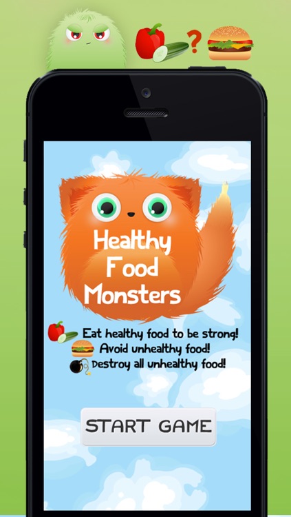 Healthy Food Monsters – Fun new game for children to learn about nutrition, snacks, meals and diet