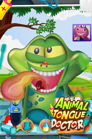 Animal Tongue Doctor Cleaner, Dentist Fun Pack Game For kids, Family, Boy And Girls screenshot 3