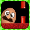 Angry Egghead - Tap to flap the egg but avoid the pipes
