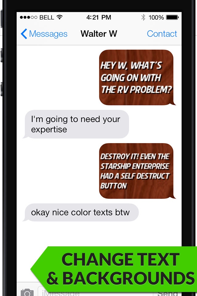 Pimp My Text - Send Color Text Messages with Emoji 2 screenshot 3