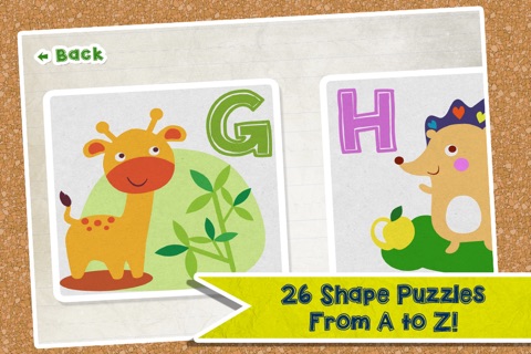 Alphabet Animal Puzzle - Fine Motor Skills Puzzles For Kids screenshot 2