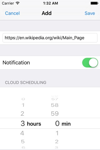 WebPage Update Monitor screenshot 3