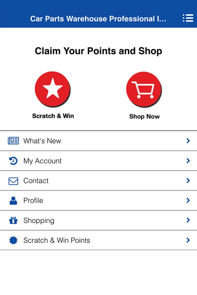 Car Parts Warehouse Rewards screenshot 2