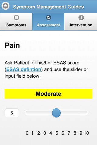 Cancer Care Ontario Symptom Management Guides screenshot 2