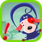 Dog ninja jump  Sky fly puppy run race