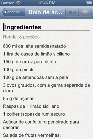 cozinhar Brasil - Receitas e dicas para cozinheiros brasileiros screenshot 3
