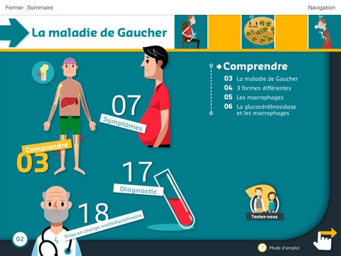 Maladie de Gaucher – e-Guide Visuel du Patient screenshot 2