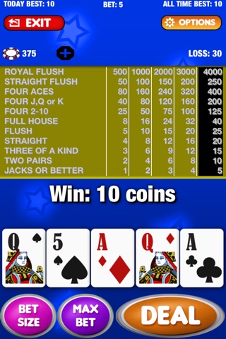 Video Poker Casino - 6 Games in 1 screenshot 2