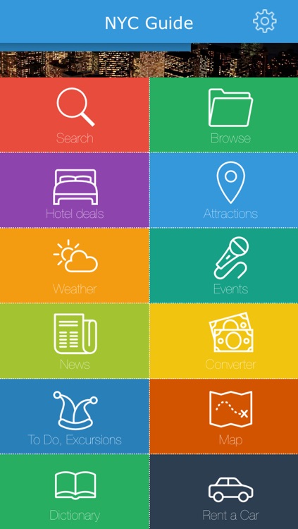 New York Guide (NYC advisor), Map, Weather, Hotels.