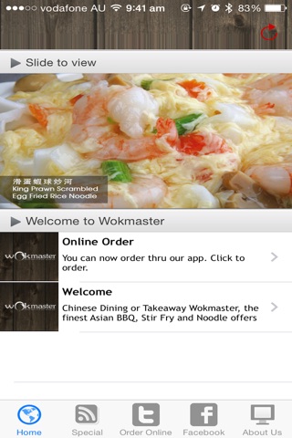 Wokmaster Takeaway screenshot 2