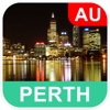 Perth, Australia Offline Map - PLACE STARS