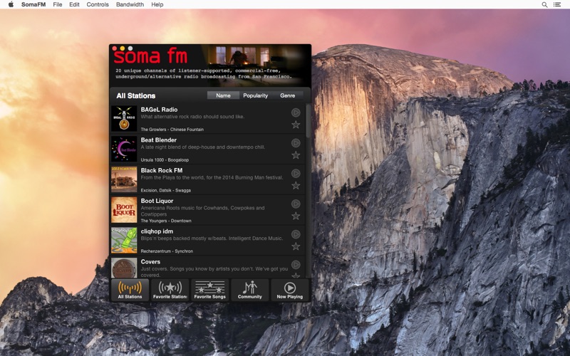 SomaFM Screenshot