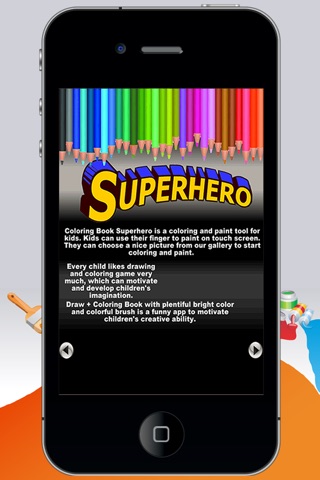 Coloring Book Heroes screenshot 2