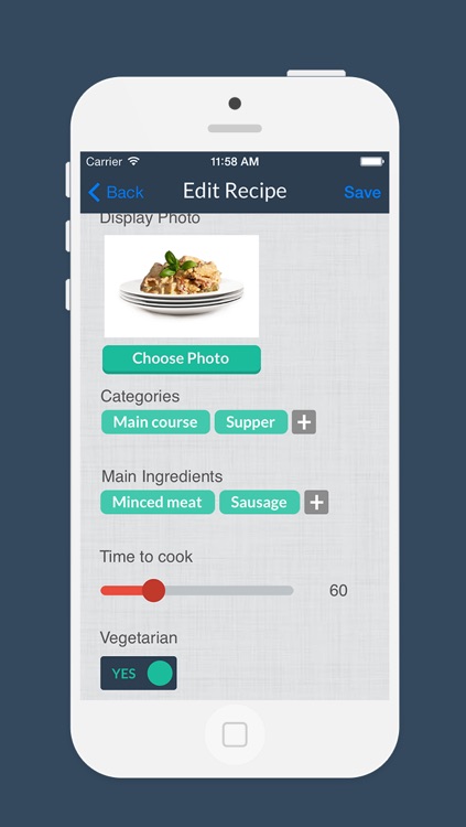 Week Menu - Plan your cooking with your personal recipe book - iPhone Edition screenshot-4