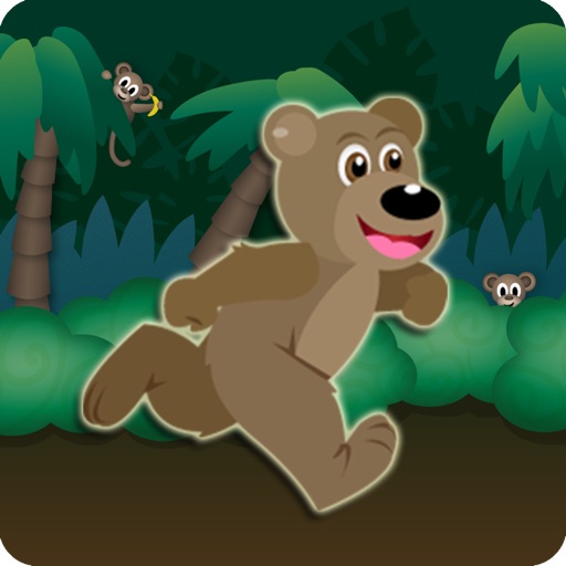 Jungle Bear Jump Coin Hunting Adventure - Top Land Running Trap Jumper Free iOS App