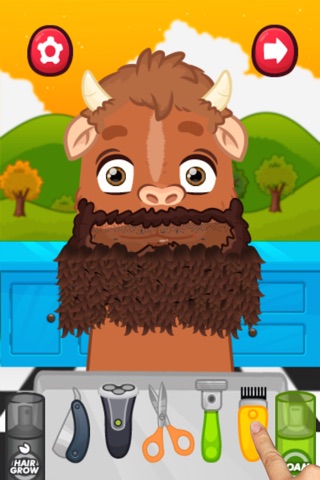 Safari Zoo Barber Lite screenshot 2