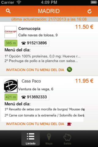 Cheque Gourmet screenshot 3