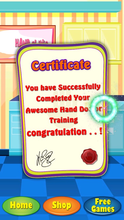 Kid's hand Doctor - free makeover and spa games. screenshot-4