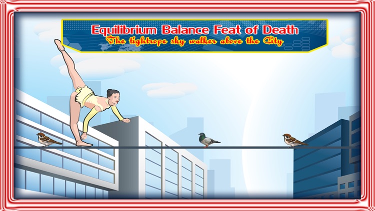 Equilibrium Balance Feat of Death : The tightrope sky walker above the City - Free Edition