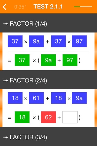 Développer et Factoriser screenshot 2