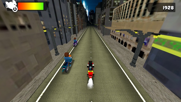 Mine Superbike - Block Motorcycle Racing Game screenshot-4